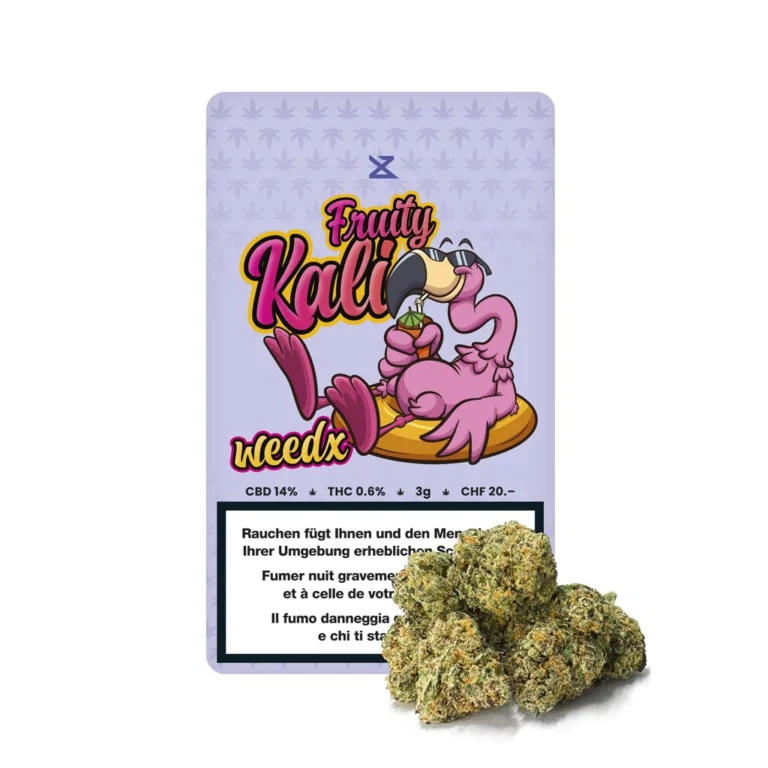 WEEDX.ch Fruity Cali – Indoorblüten 3 g