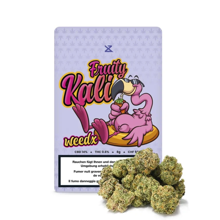 WEEDX.ch Fruity Cali – Indoorblüten 8 g