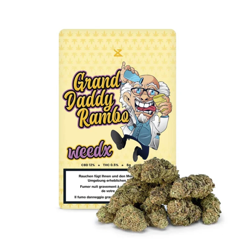 WEEDX.ch Grand Daddy Rambo – Indoorblüten 8 g