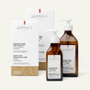 Alpinols Entspannendes CBD Körperöl mit Jojobaöl – Für Massage & Haare
