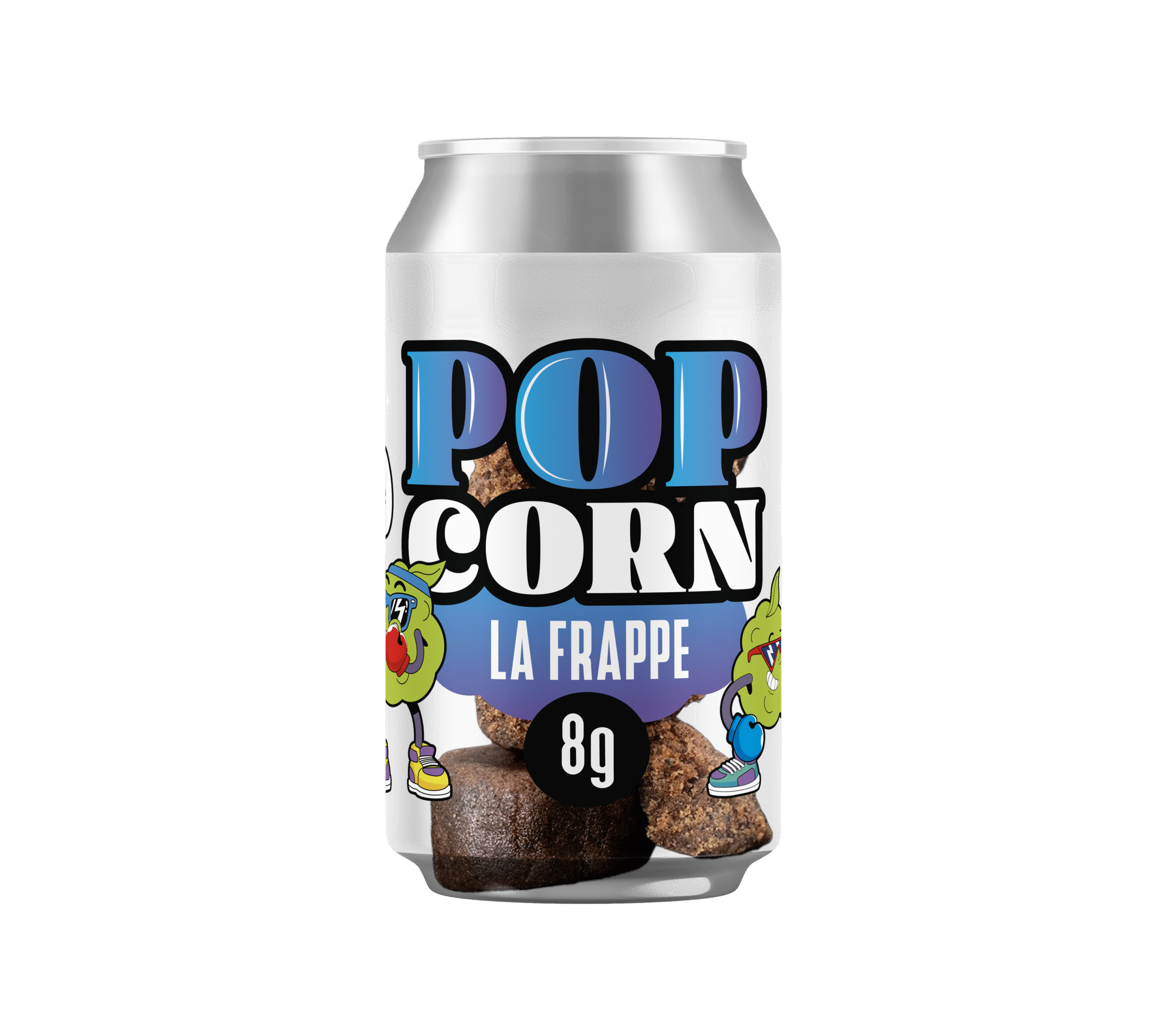 LAFRAPPE-sansombre Popcorn La Frappe CBD Hash 8g von Haschill – Bild 1