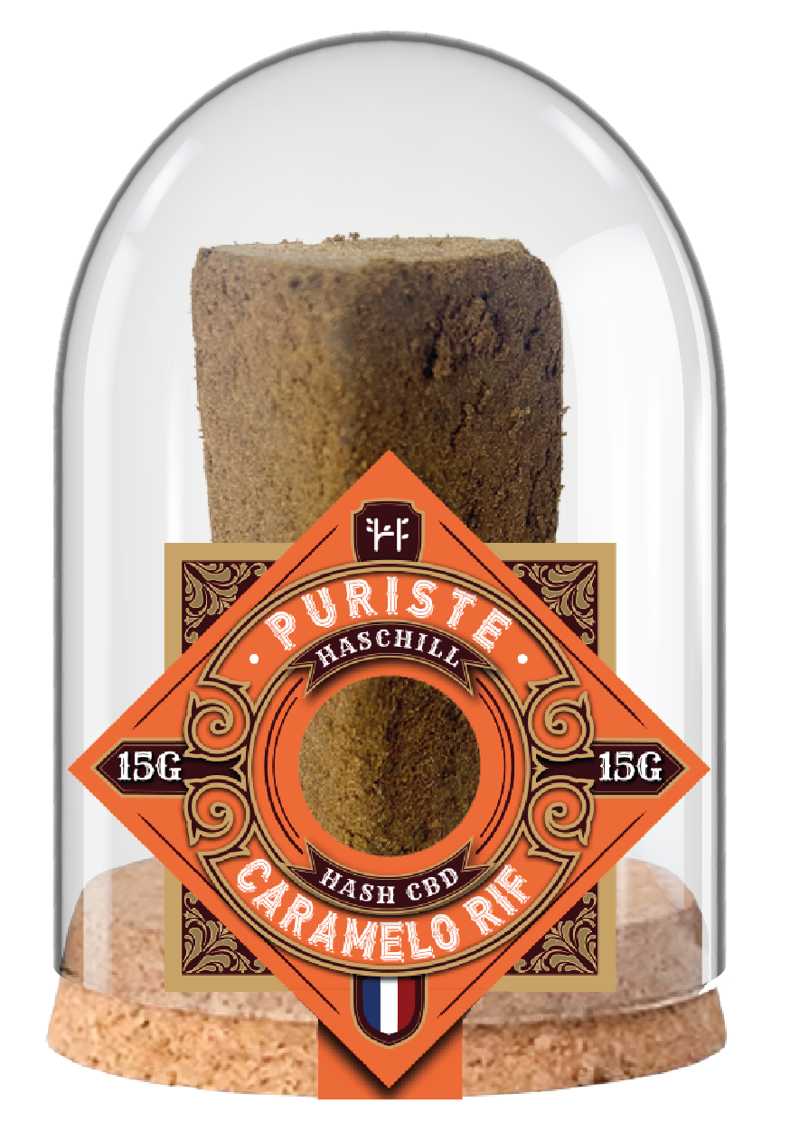 puriste-caramelo-rif Puriste CBD Hash Caramello 15g von Haschill – Bild 1
